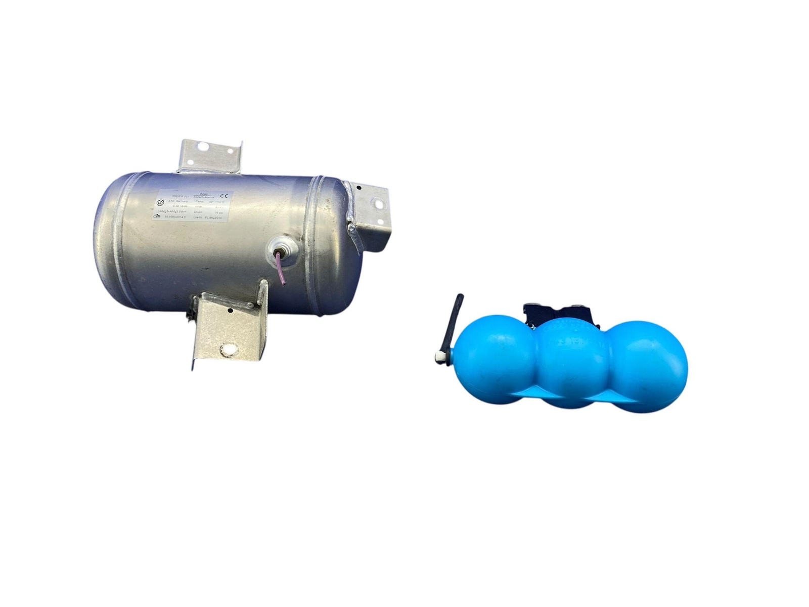 2006-2012 BENTLEY CONTINENTAL FLYING SPUR AIR SUSPENSION RESERVOIR BOTTLE SET