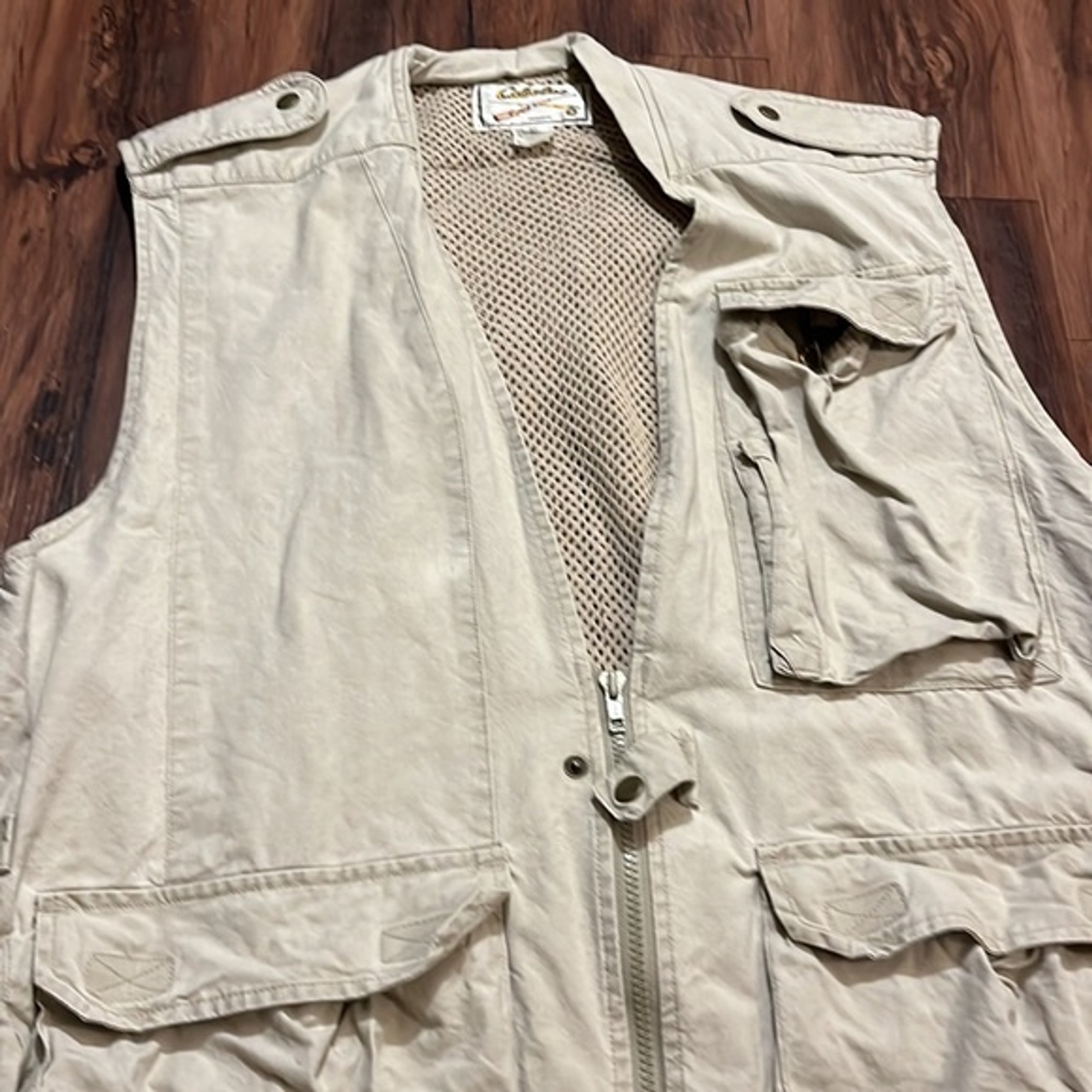 CABELA's Vest Men's Outdoor Gear Mesh Fishing/Hunting Jacket Pockets