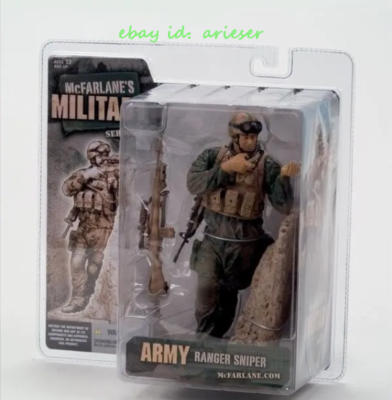 mcfarlane military ミリタリーフィギュア スナイパー希少 Mcfarlane'S Military Series3 Army Ranger Sniper In Stock New Toys