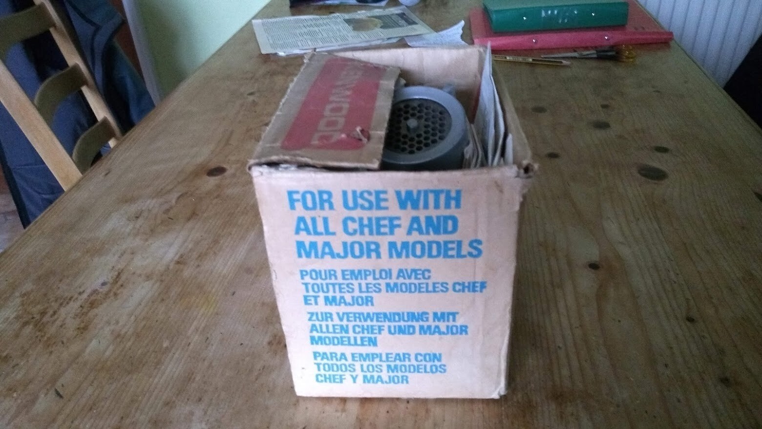 Vintage Kenwood Mincer Model A720 Attachment for use with Chef and