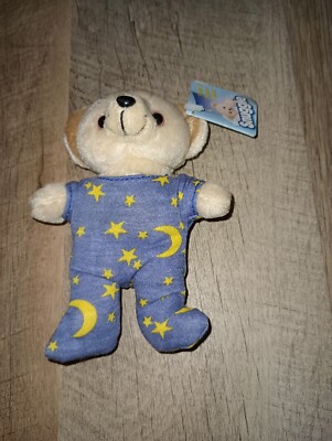 Snuggle Teeny Bean Bear Plüschtier 5 Zoll Stofftier Lever Bros. 2001