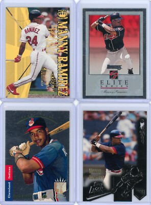 MANNY RAMIREZ (17) Card Baseball Lot - Cleveland Guardians