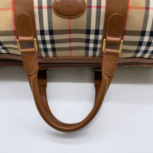 Authentic Burberry Nova Check Shadow Horse Boston Bag NS020346 - Picture 9 of 18