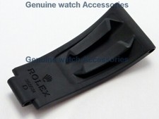 ROLEX Daytona Oysterflex 20mm BLACK Rubber Strap (D + E) 350501 OEM BRAND NEW