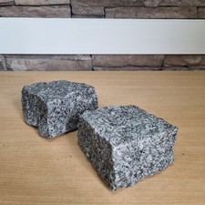 Granite Cobbles 100 x 100 x 50-75mm Natural Split Silver/Grey - 1sq/m
