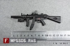 1/6 US Army Gun PMC SWAT MP5SD5 RAS Submachine For 12" Hot Toys Soldier Figure