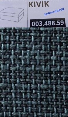   Ikea KIVIK Bezug für Hocker mit Aufbewahrung Hillared dunkelblau 003.488.59