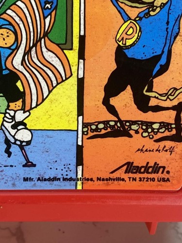 Vintage 1990 Aladdin Zazoo U Lunchbox - Picture 3 of 7