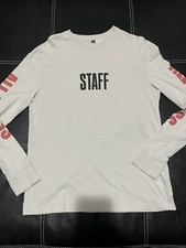 Camiseta Divided Justin Bieber Purpose Tour Staff All Access para hombre talla S