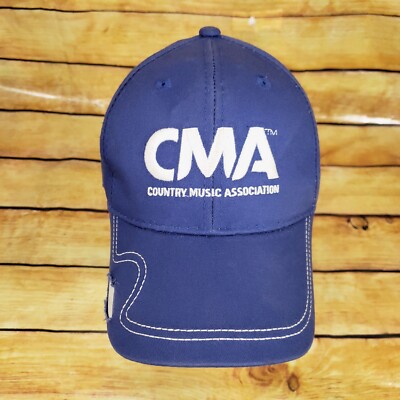 CMA Country Music Association Baseball Sports Snapback Blue Hat Cap Quick Pick