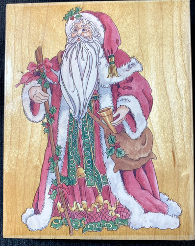 Santas: Choose from 10 different Santa Clause Rubber Stamps see descriptions