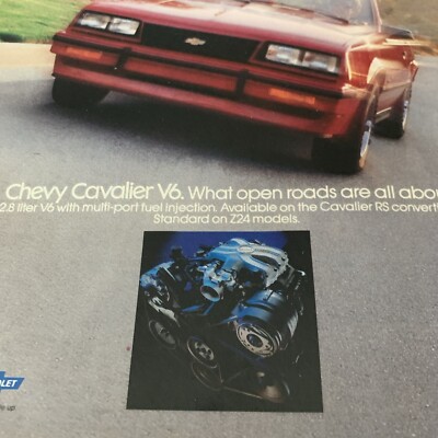 1983 Chevrolet Chevy Cavalier Convertible Z24 Classic Vintage