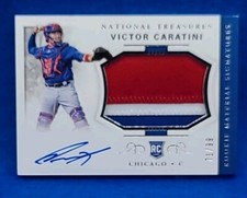 2018 National Treasures #10 Victor Caratini Patch RC Auto 71/99 Autograph Jersey