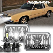 For Oldsmobile Cutlass Supreme 1978-1979 Pair 5x7 7x6inch Headlights Hi-low Beam