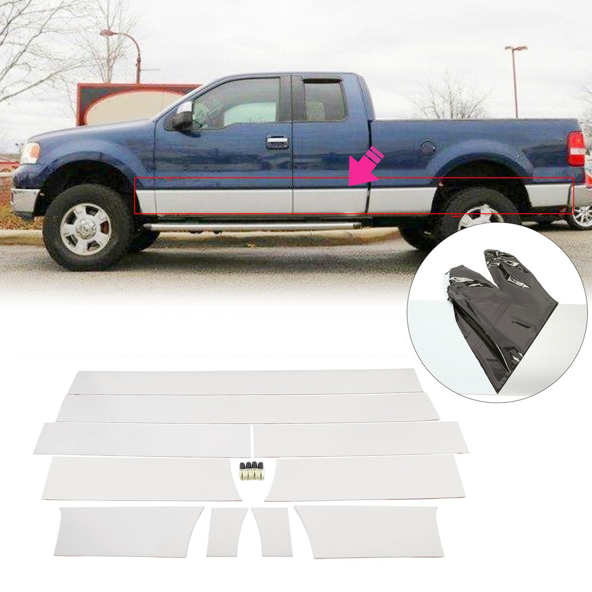 Rocker Panel Kit | FORD F-450 LIMITED 2018 Rocker Panel Kit | FORD F-450 LIMITED 2018