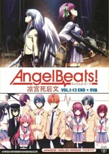 Angel Beats! Complete TV Series (1-13 End +OVA) DVD with English Dubbed