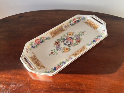 Vintage dekoratives entzückendes Serviertablett Mini Platte von Scotch Ivory