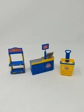 Zuru Mini Brands Lot Of (03) pieces Register, Basket, and Shelf 