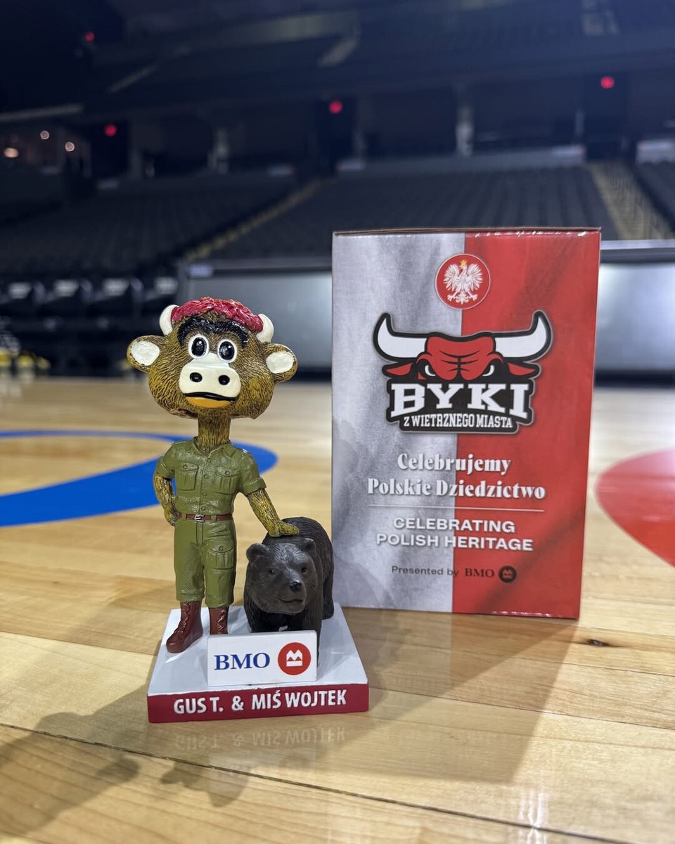 Gus Mis Wojtek Bobblehead From Windy City Bulls' 2025 Polish Heritage  Night