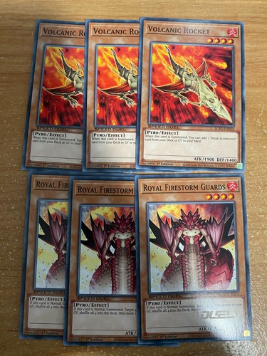🔥 VOLCANIC DECK CORE 57 CARDS TOTAL - SGX1 - SPEED DUEL GX BOX - YUGIOH 🔥 - Picture 8 of 10