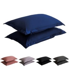 2 Piece of Solid Color Pillowcase, Bedroom Pocket Sealed Soft Pillowcase,Bedding