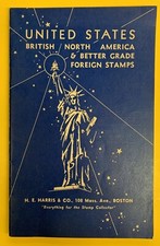 U.S., B.N.A. & Foreign Stamps, H.E. Harris & Co., Boston, Circa 1936 Price List