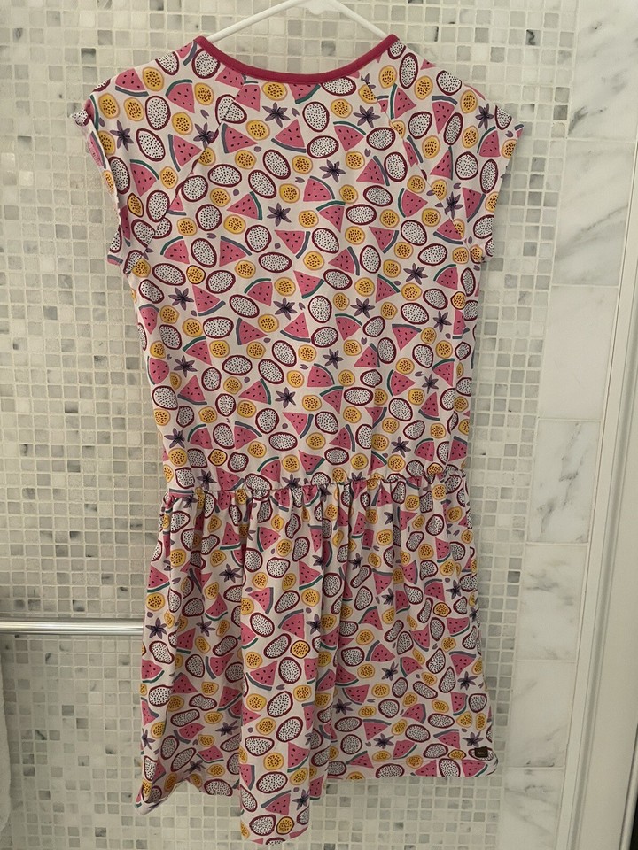 TEA Collection Girls Size 12 (US) Spring Summer Fruit Dress 100 cotton
