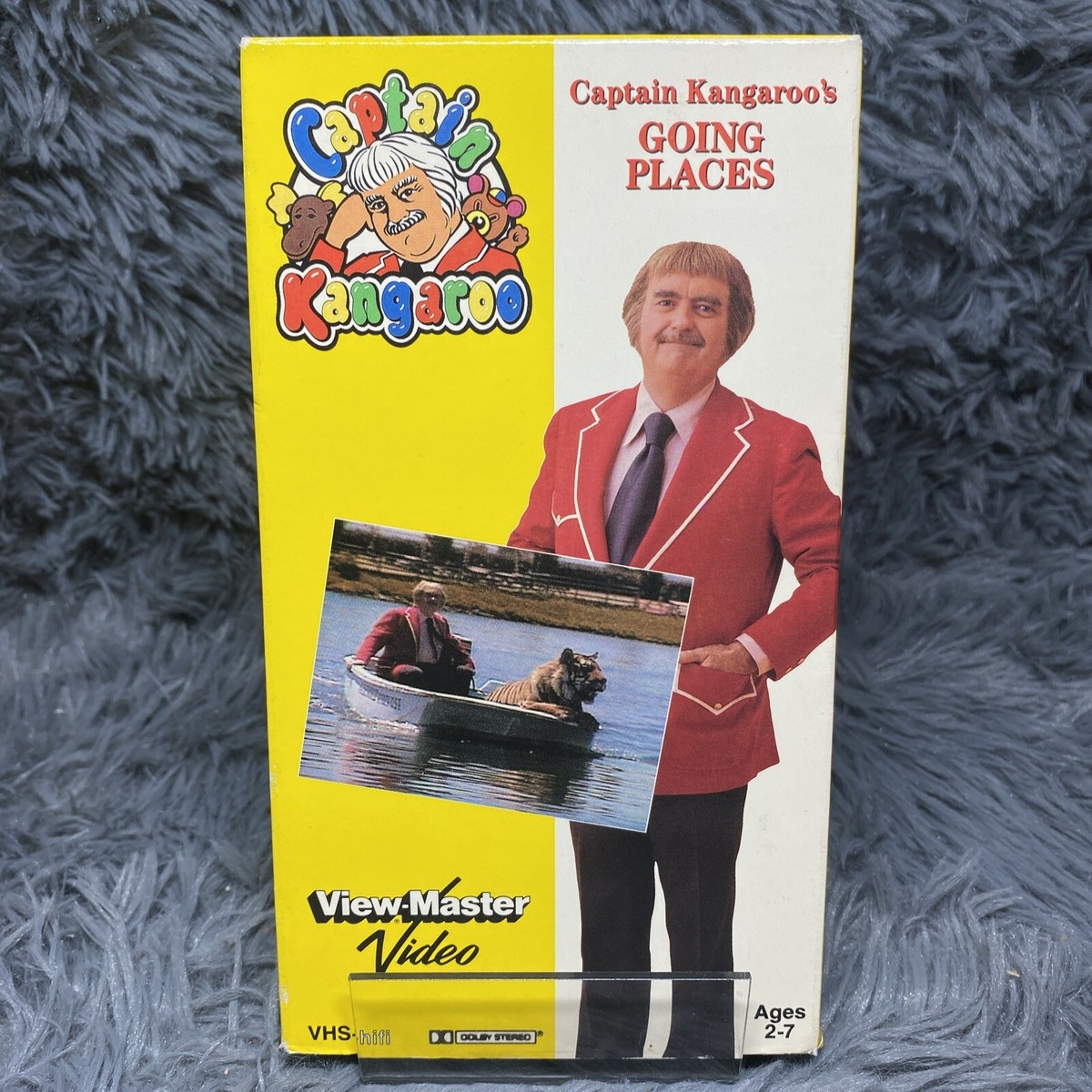 Captain Kangaroos Going Places VHS Tape 1992 View Master Tyco Kids