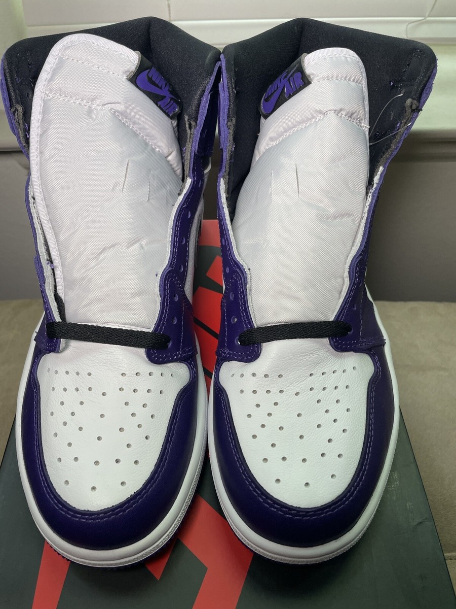 Nike Air Jordan 1 Retro High 2020 OG Court Purple 2.0 Size 9.5