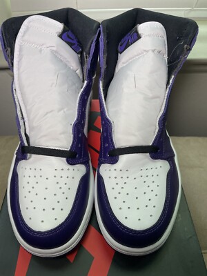 Nike Air Jordan 1 Retro High 2020 OG Court Purple 2.0 Size 9.5