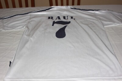 Official Vintage Real Madrid Adidas T/XL Jersey Number 7