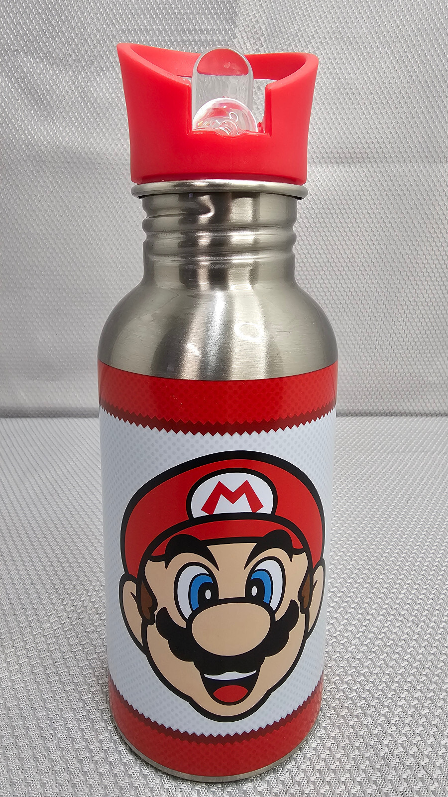 Nintendo Super Mario Water Bottle With Straw 500ml/16oz By P