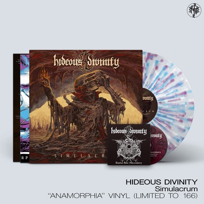 HIDEOUS DIVINITY - Simulacrum - LP (ltd. Anamorphia vinyl) +CD+Poster DEATH