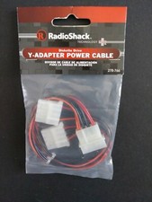 RadioShack Diskette Drive Y-Adapter Power Cable 4 Powering 2 internal drives
