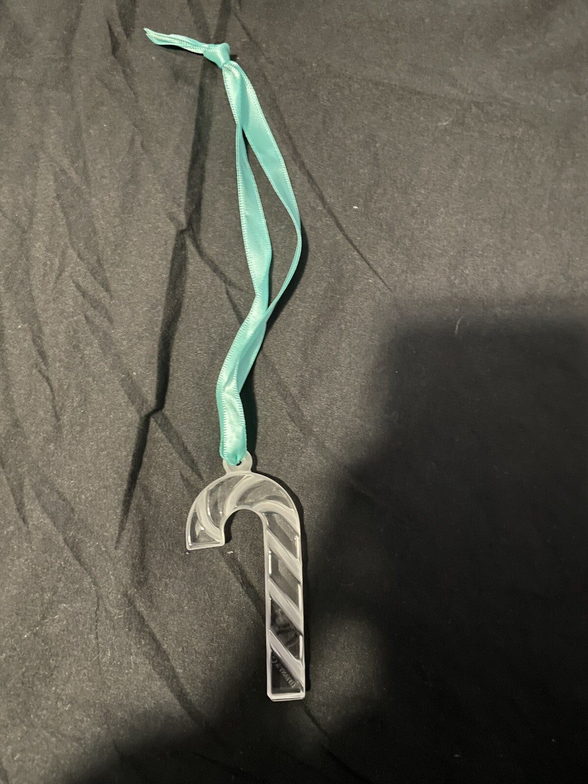 Tiffany & Co Crystal Christmas Ornament Candy Cane
