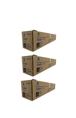 3pk Genuine Konica Minolta  TN324JK, TN324K , A8DA130 Black Toner 28,000 Pages