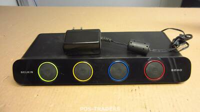 Belkin SOHO KVM F1DS104J  4-Ports External KVM / audio switch PS/2 - INCL PSU