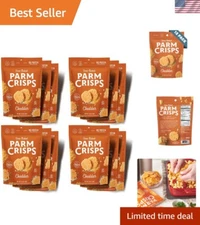 Cheddar Cheese Crisps, Made Simply with 100% REAL Cheese | Healthy Keto Snack...