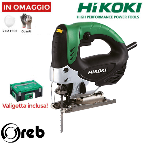 Seghetto alternativo 705 W 90 mm 2,2 KG in valigetta Hikoki CJ90VST2