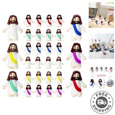 30 Mini Jesus Figures - Perfect Easter Egg Fillers for Religious Celebrations