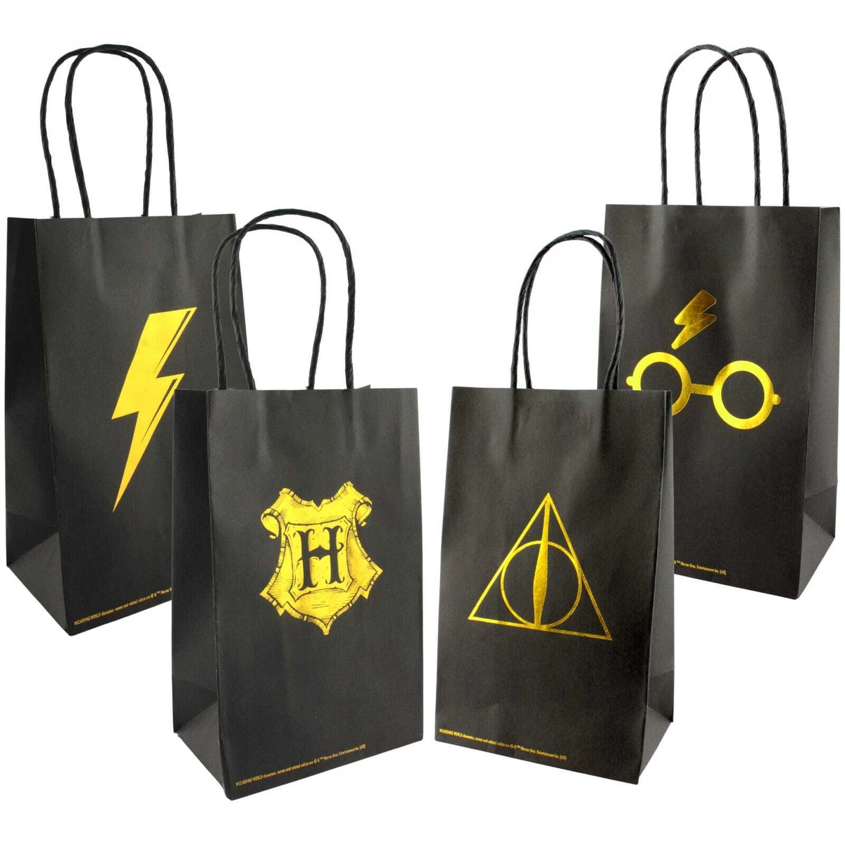 Harry Potter Paper Gift Lolly Treat Favour Party Bags Pack of 8
