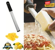 Stainless Steel Lemon Zester & Cheese Grater - Multifunctional Kitchen Tool