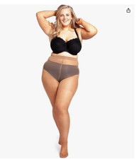 Women  s Tights Size 8-14 Luxury 20 Denier Lycra Pantyhose Cinnamon Color