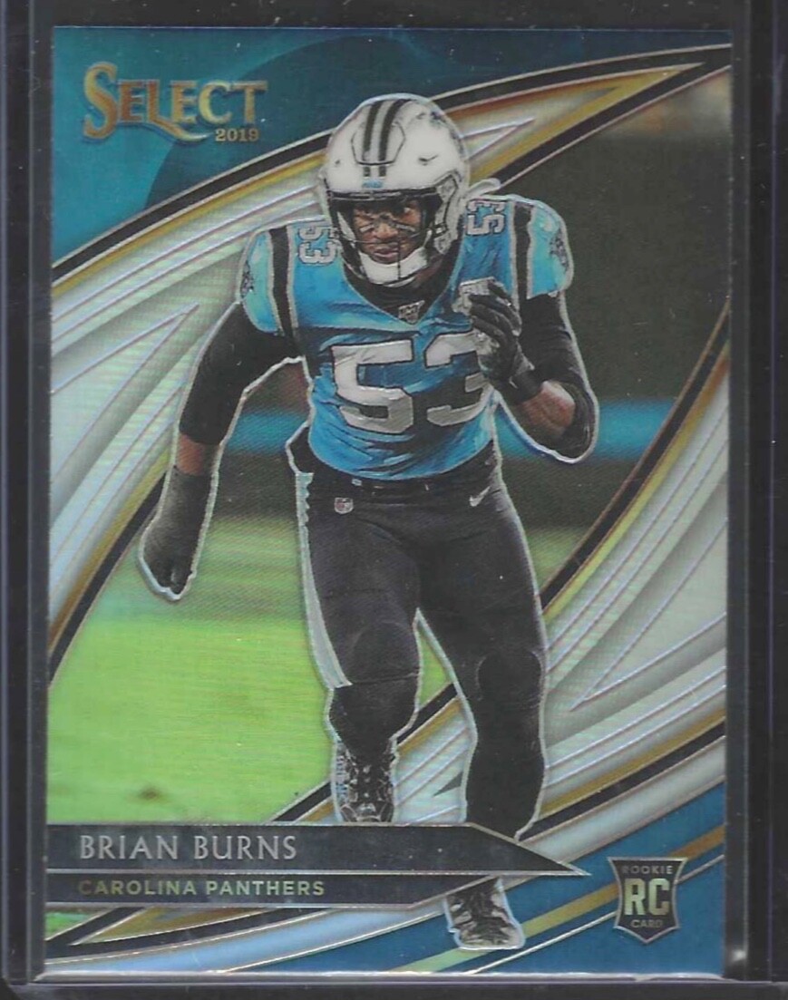 BRIAN BURNS 2019 PANINI SELECT SILVER PRIZM FIELD LEVEL ROOKIE RC #260