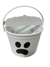 2022 McDonald  s Halloween McBOO Happy MEAL Bucket Pail- Classic Boo, White Ghost