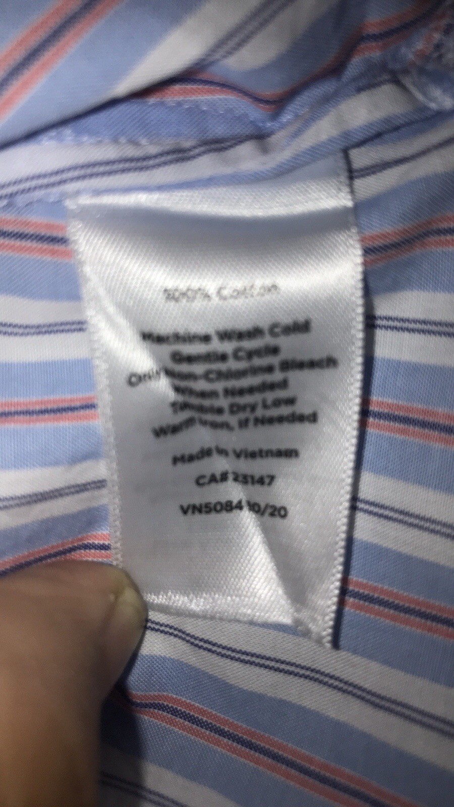 Talbots Multicolored Striped Split Neckline Short… - image 8