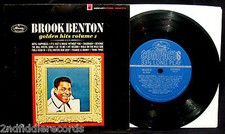 BROOK BENTON-Rare Northern Soul Jukebox EP 33 & Picture Sleeve-MERCURY SR-632