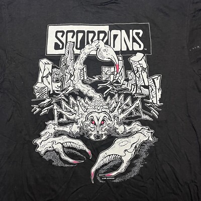 Vintage 90s Scorpions Tease Me Please Me Tour Single Stitch T