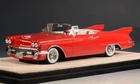 wonderful modelcar 1/43 CADILLAC ELDORADO BIARRITZ RAINDROP CABRIOLET 1958 - red