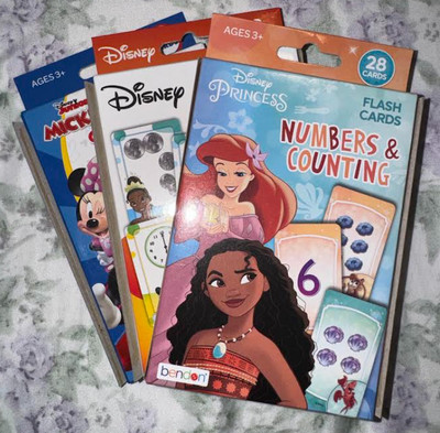 Disney Learning Flash Cards (Set of Three)
